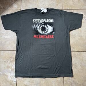 System Of A Down Mezmerize Clock Eye T-Shirt Size X-LARGE New With Tags